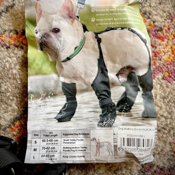 Snow Shoes, Waterproof Dog Boots with Suspenders - Picture 4 of 6